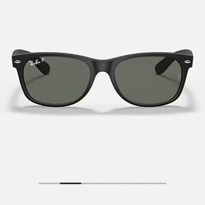 Ray Ban NEW WAYFARER CLASSIC - Matte Black Polarized